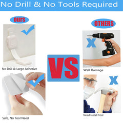 YEYA adhesive-base-large-design demonstrates secure anti-tip support for heavy furniture.