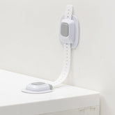 YEYA No Drill Anti Tip Strap on wall adhesive for damage-free baby-proofing on tall dressers.