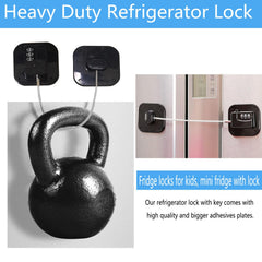 YEYA refrigerator lock in packaging shows two-pack value