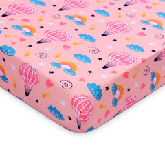 YHITBG baby fitted crib sheet in soft microfiber offers gentle skin contact for sleep.