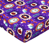 YHITBG Halloween crib sheets fabric texture showing soft polyester for baby comfort