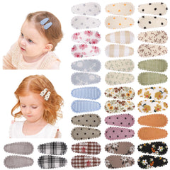 YHXX YLEN 40pc toddler hair clips in a colorful set for versatile styling.