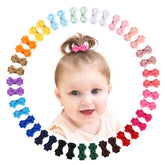 YHXX YLEN mini bows closeup shows grosgrain texture for gentle hair styling