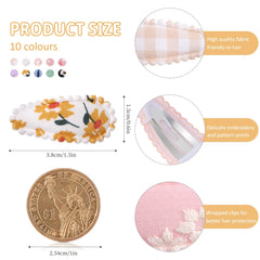 YHXX YLEN toddler hair clip size 1.5 inches for secure grip on various hair textures.