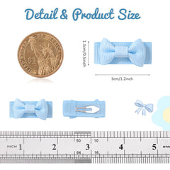 YHXX YLEN handmade grosgrain ribbon clip, smooth surface prevents snagging.