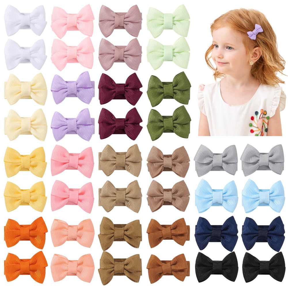 YHXX YLEN 1-4-inch baby hair clip closeup with non-slip grip for secure wear.