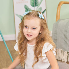 YHXX YLEN 2in hair bows closeup, durable grosgrain texture for everyday styling.
