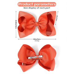 YHXX YLEN alligator clip bows with teeth, secure hold for active kids.