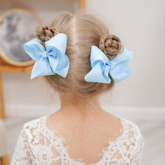 YHXX YLEN colorful bows set with vibrant hues for coordinated outfits.