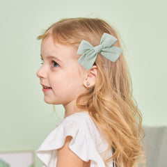 YHXX YLEN green cotton linen bow 3-5in-1 soft and lightweight