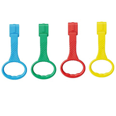 YIKANGHENG walk assistant crib ring red demonstrates easy grip for early standing practice