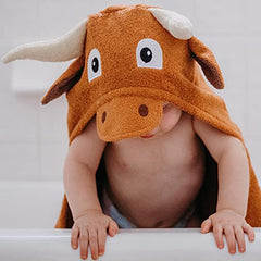 Yikes Twins hooded towel oversized 50x27 inches grows with kids.
