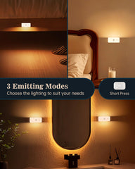 Yiliaw night light shows warm neutral and cool temps for any room.