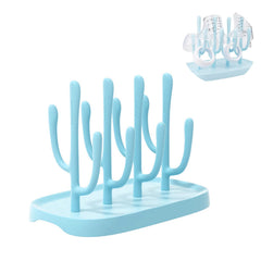 YilulvDeng bottle drying rack demonstrates space-saving design for compact counters and easy organization