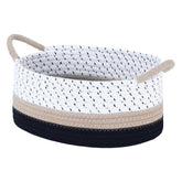Yimi's Dream cotton rope basket with handles for portable nursery organization