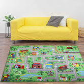 Yincimar kids car play mat large layout for spacious pretend play.
