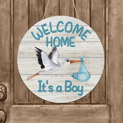 YINENA door sign with rope hanging for quick porch display
