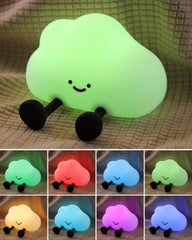YISUN Cloud Night Light with 7 color options for customizable mood lighting