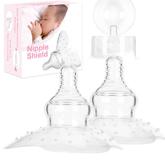 YIYEE nipple shield 20mm front view offers soft silicone comfort for easier latch.
