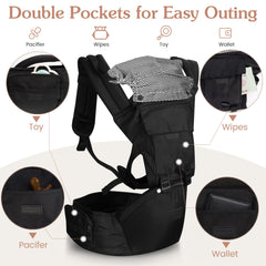 YIYUNBEBE all-season fabric keeps baby comfortable across weather changes.
