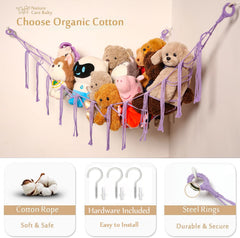 YKBU cotton-rope hammock is handmade, durable, and easy to care for