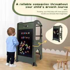 Ymonlia anti-slip base provides stable standing for kids during meals and learning