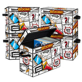 YNSZAS 5-pack comic storage boxes with lids protect collections from dust.