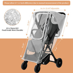 Yoamez Nuna DEMI rain cover compatible with multiple Nuna models.