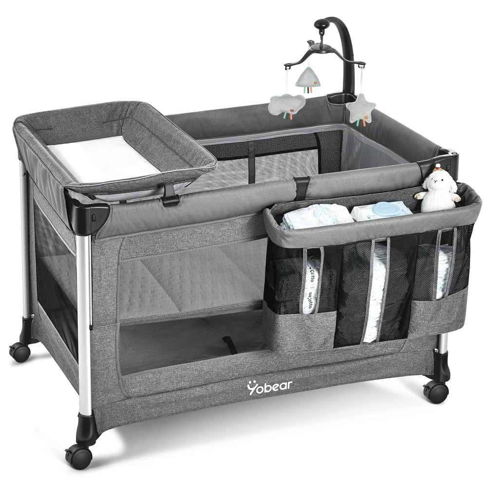 Yobear 4-in-1 bassinet setup for quick assembly