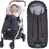 Yobee toddler sleeping bag with weatherproof exterior for cold stroller rides.