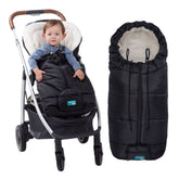 Yobee waterproof baby stroller sleeping bag exterior keeps baby warm in wind.