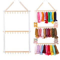 YOcity Headband Holder Organizer wall hanging display keeps accessories neatly organized for easy outfit checks.