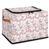YoCosy toy box with lid and leather handle offers dust protection and easy access.