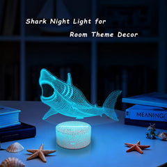 YODAFOOR Megalodon night light enhances nursery decor with soft glow