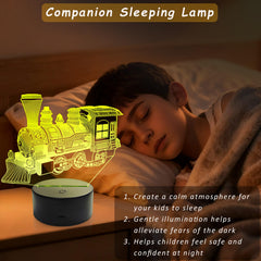 YODAFOOR Night Light Panel image reveals etched pattern with a 3D illusion effect.