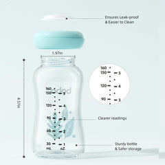 YOHKOH breast milk bottle is dishwasher-safe for easy cleanup.