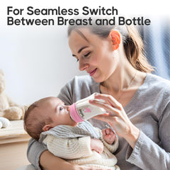 YOHKOH newborn 80ml bottle shows compact size for 0+ months