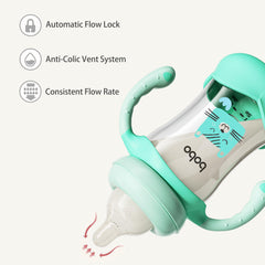 YOHKOH gravity-ball design bottle enables controlled sipping with less spill risk