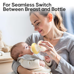 YOHKOH bottle with wide neck and yellow cap for easy filling
