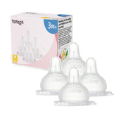 YOHKOH wide-neck nipple fits wide-neck bottles for easy feeding