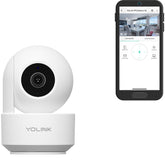 YoLink Uno 1080p camera front view for clear daytime monitoring