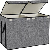YOLOXO large kids toy box chest with top lid for easy-access toy storage