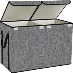 YOLOXO large kids toy box chest with top lid for easy-access toy storage