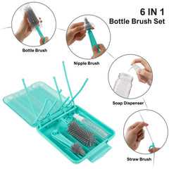 YomauiYee straw-brush cleans narrow drinking straws for hygienic use