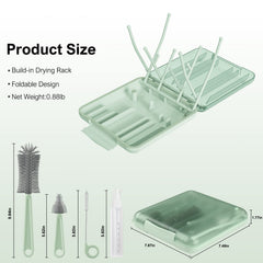 YomauiYee built-in drying rack holds multiple bottles for quick air drying.