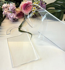 YongPan blank acrylic divider closeup shows durable edges ready for customization.