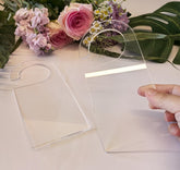 YongPan set of 10 plain acrylic clothes dividers offers a clear, customizable closet organizer.