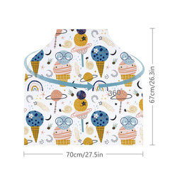 Yoofoss baby car seat cover shields from sun and wind.