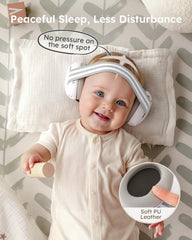 Yoofoss Baby Ear Muffs soft cushions create a gentle noise seal