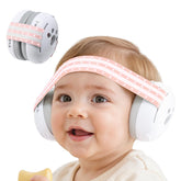 Yoofoss baby ear muffs with soft headband provide gentle comfort for tiny ears.